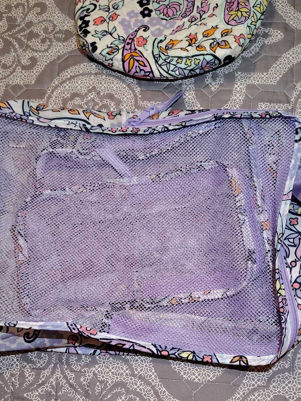 NWT Vera Bradley Maddalena Paisley Cosmetic Bag And Three Packing Cubes - Picture 3 of 9